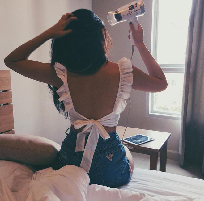bestie sao viet khoe anh trong phong ngu