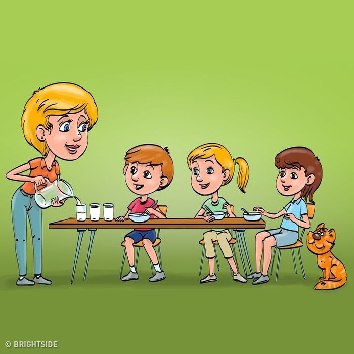 bestie tìm điểm sai trong bức tranh