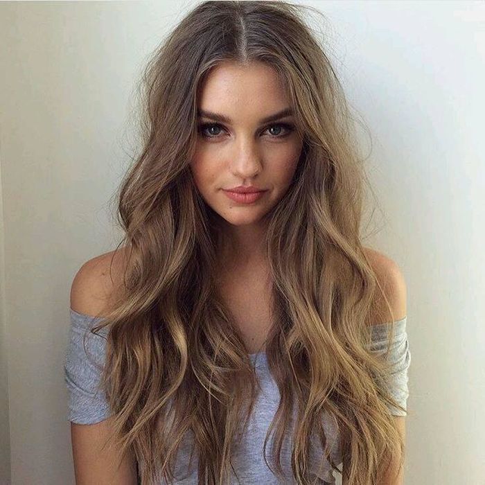 korean messy hair