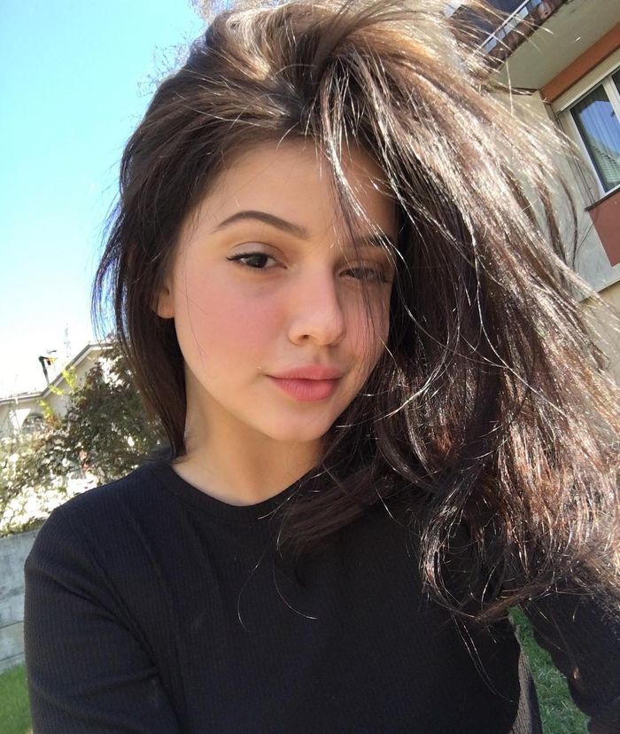 korean messy hair