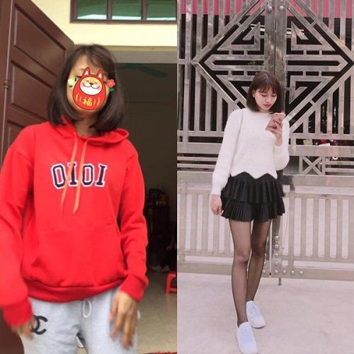 bestie su khac nhau cua con gai khi o nha va ra duong