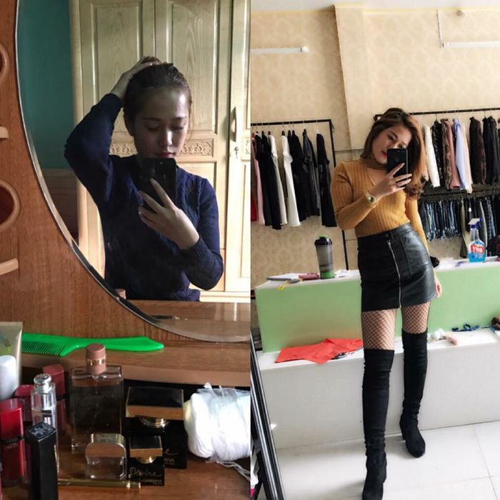 bestie su khac nhau cua con gai khi o nha va ra duong