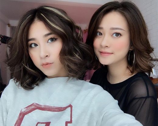 bestie mau nhuom hot