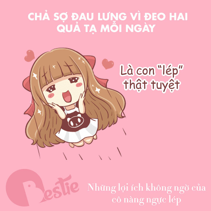 bestie bộ ảnh về cô nàng ngực lép