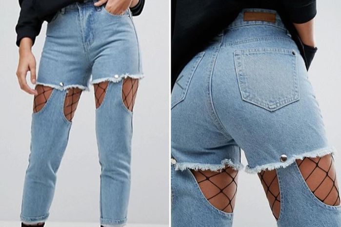 Những mẫu quần jean độc lạ khiến bạn choáng váng