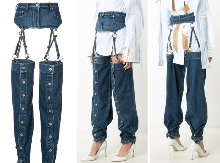 Những mẫu quần jean độc lạ khiến bạn choáng váng