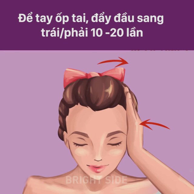 8 động tác cực đơn giản giúp phòng và trị đau cổ, vai gáy rất hiệu quả