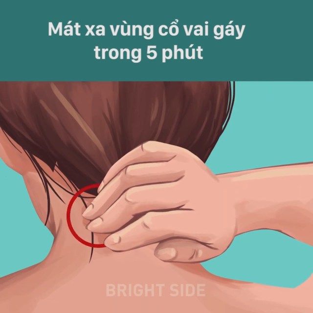 8 động tác cực đơn giản giúp phòng và trị đau cổ, vai gáy rất hiệu quả