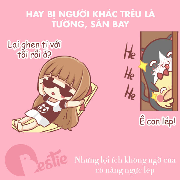bestie bộ ảnh về cô nàng ngực lép