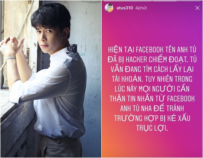 Đức Phúc cùng nhiều sao Việt bị hack Facebook và tống tiền