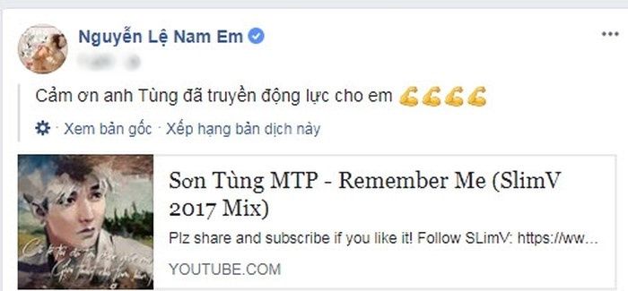 bestie người đẹp Việt công khai thần tượng Sơn Tùng M-TP