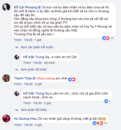 Sao Việt và những lần bất ngờ công khai con ruột