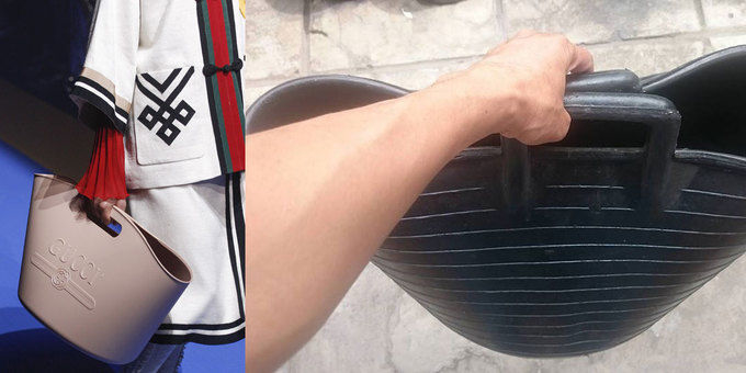 Chị em lại rần rần với chiếc túi hiệu trông như túi cói Việt Nam