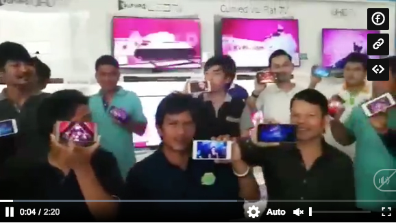 Fanboy Thái Lan dùng cả cửa hàng điện máy để cày view