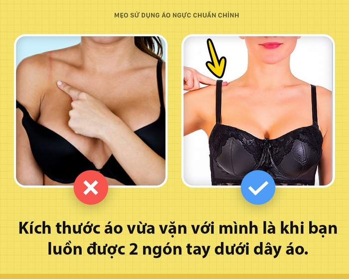 Nghệ thuật mặc áo ngực đúng cách để tôn dáng vòng 1