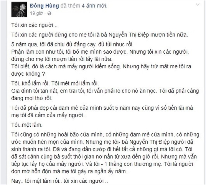 Những sao Việt từng khốn đốn vì nợ nần
