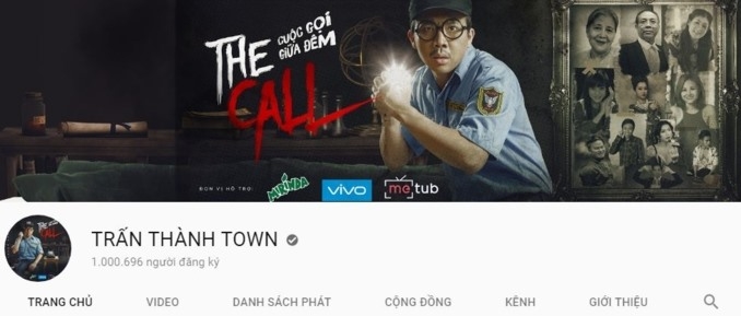 Nut vang youtube: tran thanh dat 1 trieu theo doi, son tung gap 3 lan
