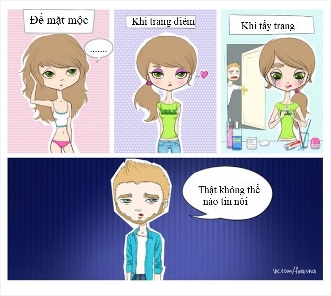 Những bức tranh chứng tỏ thế giới con gái thật rắc rối và khó hiểu