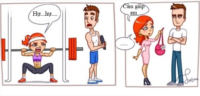 Những bức tranh chứng tỏ thế giới con gái thật rắc rối và khó hiểu