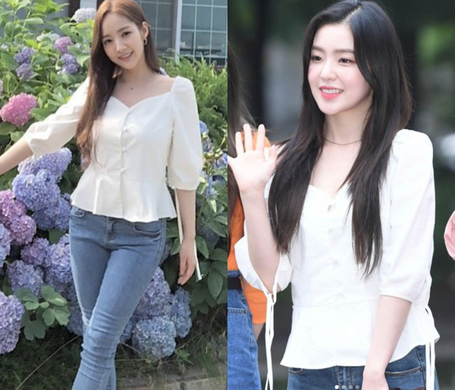 32 tuoi Park Min Young khong he thua kem dan em khi vo tinh dung vay ao