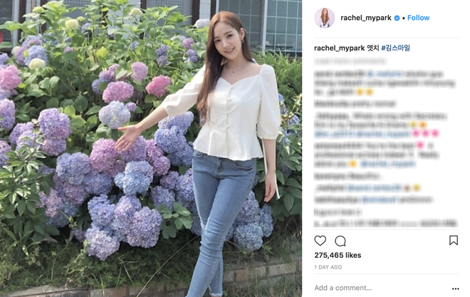 32 tuoi Park Min Young khong he thua kem dan em khi vo tinh dung vay ao