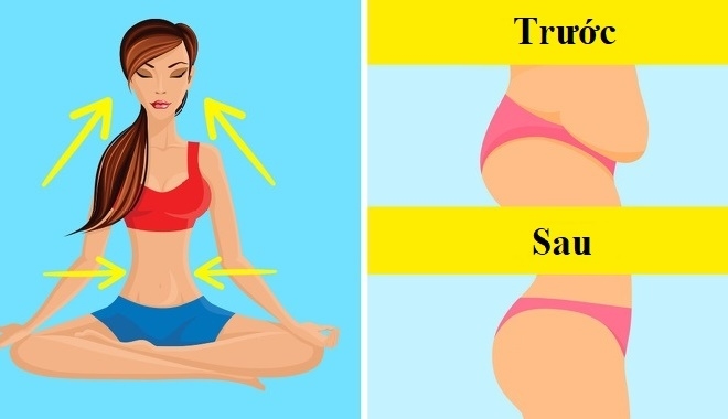 Biết thở theo 8 cách này thì không cần tập gập vẫn đốt được mỡ bụng