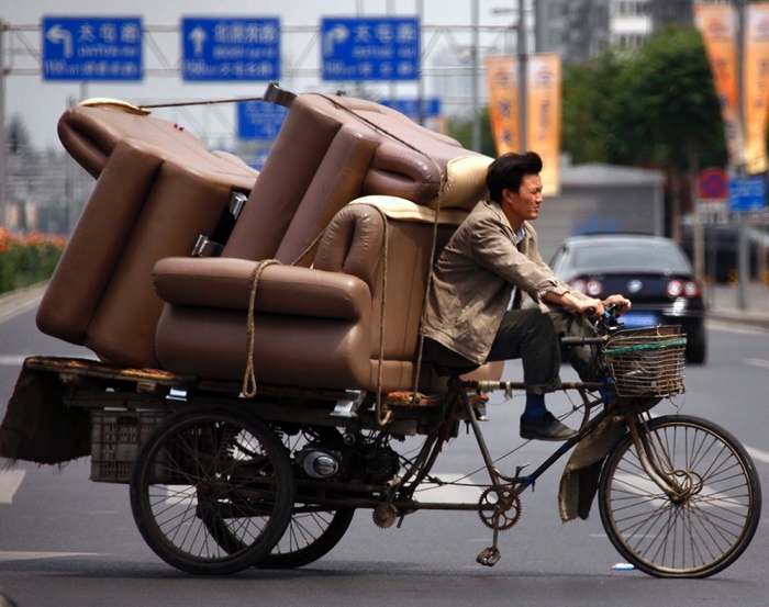Chết cười với bộ ảnh 1001 cách vận chuyển hàng hóa bá đạo nhất quả đất