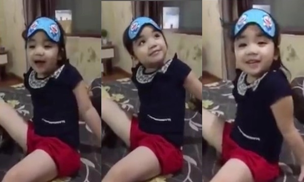 Cô bé đáng yêu cứ mãi giục bố lấy vợ xinh