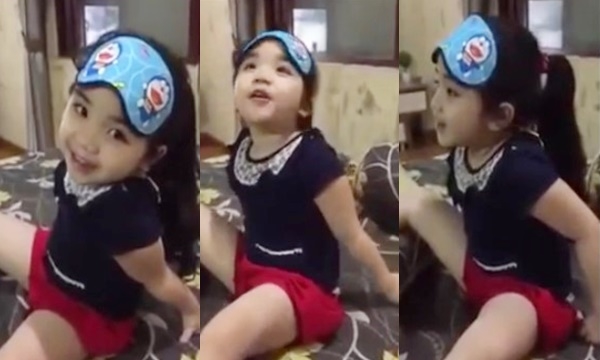 Cô bé đáng yêu cứ mãi giục bố lấy vợ xinh