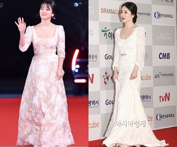 Đặt lên bàn cân phong cách thời trang Khả Ngân và Song Hye Kyo