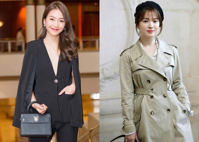 Đến lượt Khả Ngân bị đặt lên bàn cân so sánh nhan sắc với Song Hye Kyo