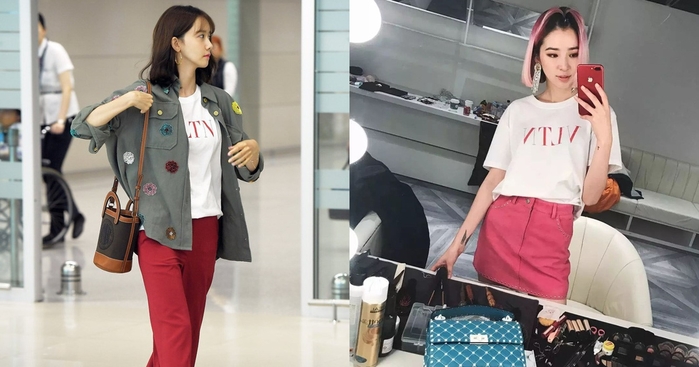 “Thư kí Kim” - Park Min Young trong phi mặc đồ đụng hàng toàn sao lớn