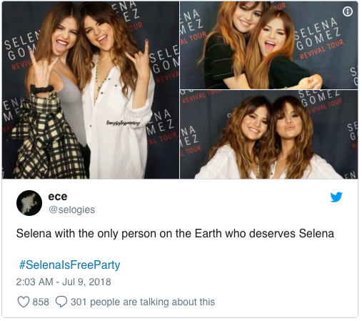 Fan của Selena Gomez gửi tin chúc mừng khi Justin Bieber đính hôn
