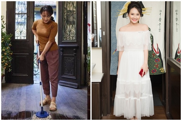 Hình ảnh khác nhau giữa ở nhà và lúc đi sự kiện của sao Việt