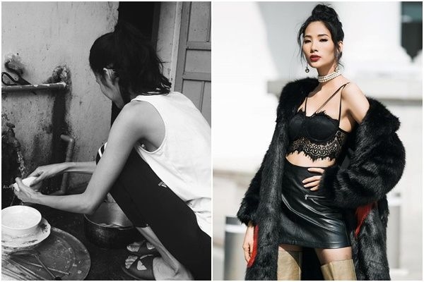 Hình ảnh khác nhau giữa ở nhà và lúc đi sự kiện của sao Việt