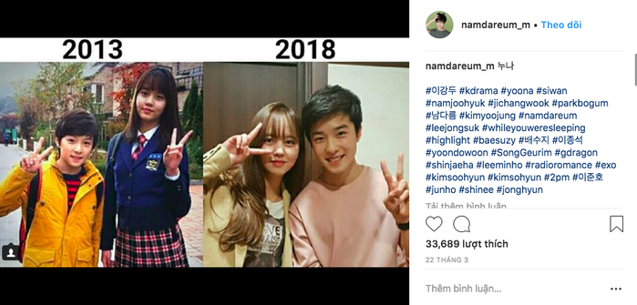 Kim So Hyun và Nam Da Reum tái ngộ sau 5 năm đóng chung Vườn sao băng