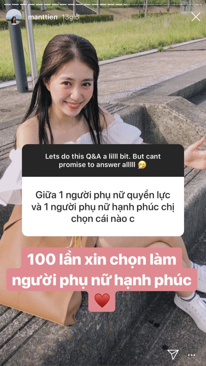 Câu trả lời vô cùng chất của hotgirl làm fan náo loạn Instagram