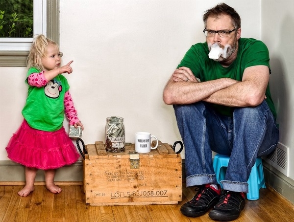 Những khoảnh khắc của con gái quấn bố đến mẹ cũng phải “ganh tỵ”
