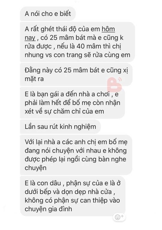 Thanh niên bị CĐM ném đá vì chê người yêu rửa 25 mâm bát còn xị mặt