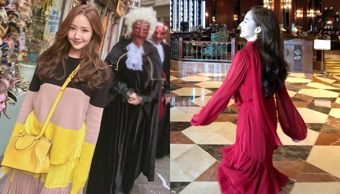 Thời trang đời thường đối lập với trên màn ảnh của Park Min Young
