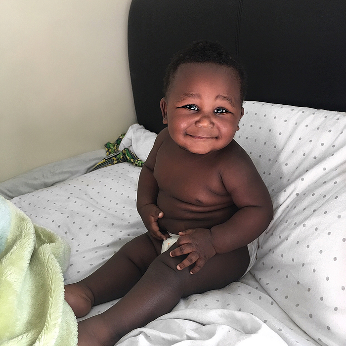 Tiểu Lukaku gây sốt cộng đồng mạng bởi biểu cảm siêu đáng yêu