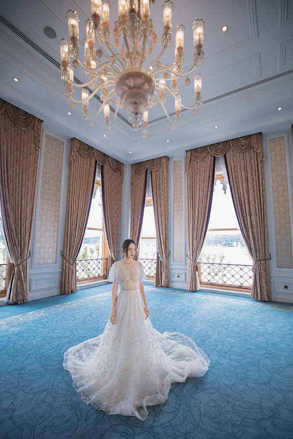 Trần Kiều Ân chưa lên xe hoa đã thành cô dâu hoàn mỹ