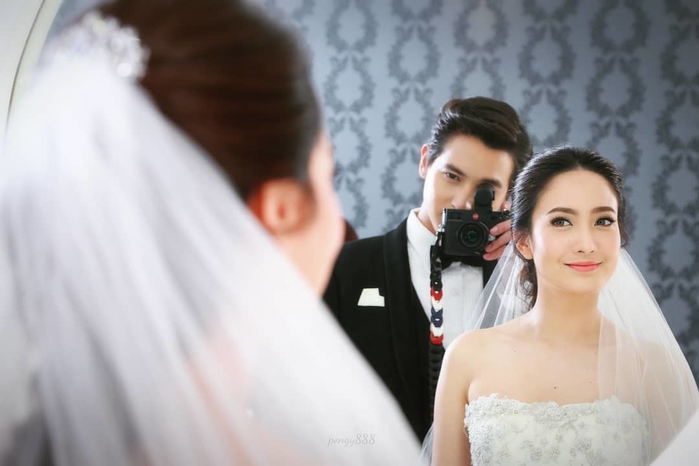 Cảnh đám cưới đẹp như mộng cực lãng mạn của cặp đôi Trò chơi tình ái