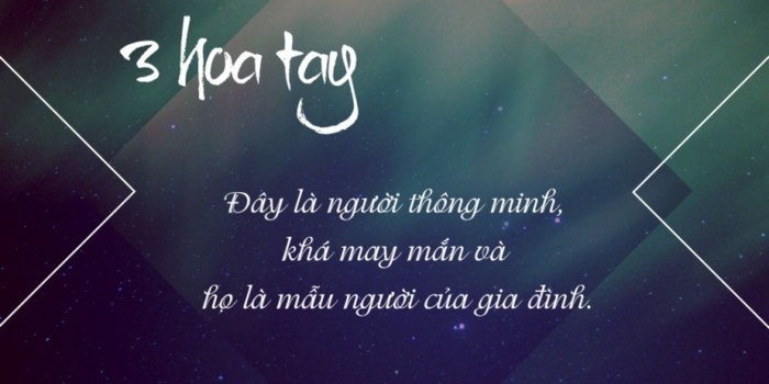Nhìn số lượng hoa tay đoán ngay được vận mệnh một người là tốt hay xấu