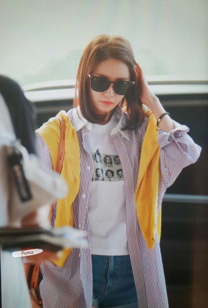Yoona diện nguyên cây đồ hiệu ra sân bay