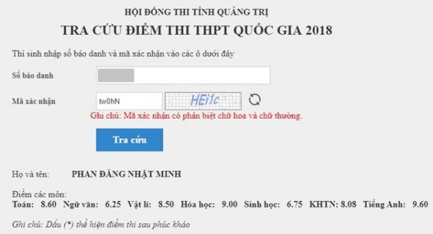 Zoom điểm thi THPT quốc gia của các hot teen Việt