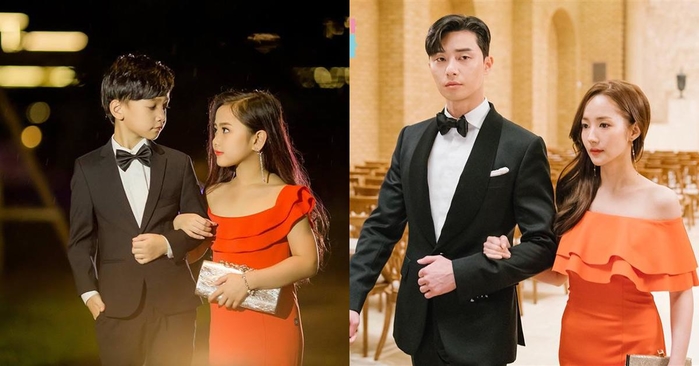 Dân mạng “phát sốt” vì cặp đôi Thư ký Kim phiên bản nhí cực đáng yêu