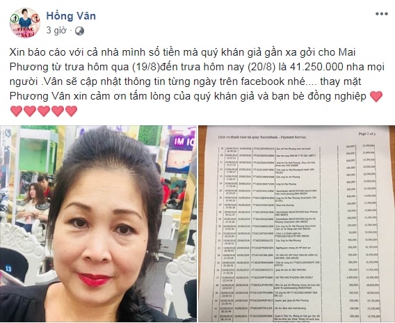 Đông đảo sao Việt và khán giả hỗ trợ Mai Phương chữa bệnh