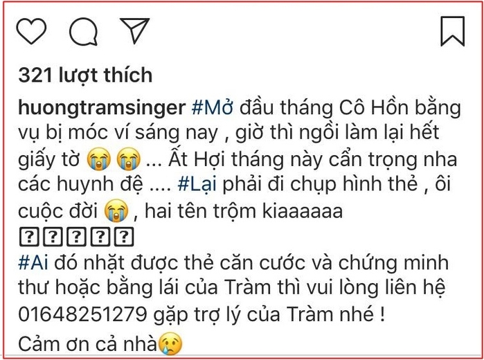 Khong chi Huong Tram, loat sao Viet sau day cung meo mat trong thang co hon
