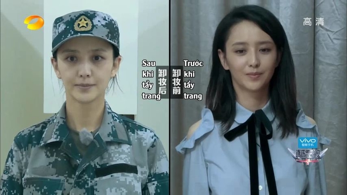 Muốn soi mặt mộc của sao nữ, không đâu chân thực hơn trong quân ngũ
